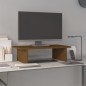 vidaXL Monitorständer Honigbraun 50x27x15 cm Massivholz Kiefer vidaXL Monitorständer Honigbraun 50x27x15 cm Massivholz Kiefer