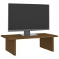 vidaXL Monitorständer Honigbraun 50x27x15 cm Massivholz Kiefer vidaXL Monitorständer Honigbraun 50x27x15 cm Massivholz Kiefer
