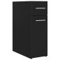 vidaXL Apothekerschrank Schwarz 20x45,5x60 cm Holzwerkstoff vidaXL Apothekerschrank Schwarz 20x45,5x60 cm Holzwerkstoff
