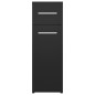 vidaXL Apothekerschrank Schwarz 20x45,5x60 cm Holzwerkstoff vidaXL Apothekerschrank Schwarz 20x45,5x60 cm Holzwerkstoff