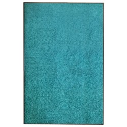 vidaXL Fußmatte Waschbar Cyan 120x180 cm 