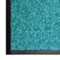vidaXL Fußmatte Waschbar Cyan 120x180 cm vidaXL Fußmatte Waschbar Cyan 120x180 cm