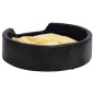 vidaXL Hundebett Schwarz-Gelb 99x89x21 cm Plüsch und Kunstleder vidaXL Hundebett Schwarz-Gelb 99x89x21 cm Plüsch und Kunstleder