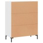 vidaXL Sideboard Weiß 69,5x34x90 cm Holzwerkstoff vidaXL Sideboard Weiß 69,5x34x90 cm Holzwerkstoff