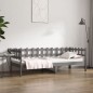 vidaXL Tagesbett Grau 90x190 cm Massivholz Kiefer vidaXL Tagesbett Grau 90x190 cm Massivholz Kiefer