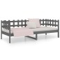 vidaXL Tagesbett Grau 90x190 cm Massivholz Kiefer vidaXL Tagesbett Grau 90x190 cm Massivholz Kiefer
