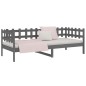 vidaXL Tagesbett Grau 90x190 cm Massivholz Kiefer vidaXL Tagesbett Grau 90x190 cm Massivholz Kiefer