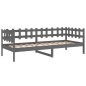 vidaXL Tagesbett Grau 90x190 cm Massivholz Kiefer vidaXL Tagesbett Grau 90x190 cm Massivholz Kiefer