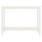 vidaXL Konsolentisch Weiß 110x40x80 cm Massivholz Kiefer vidaXL Konsolentisch Weiß 110x40x80 cm Massivholz Kiefer