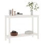 vidaXL Konsolentisch Weiß 110x40x80 cm Massivholz Kiefer vidaXL Konsolentisch Weiß 110x40x80 cm Massivholz Kiefer