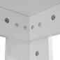 vidaXL Esstisch 140x80x75 cm Weiß vidaXL Esstisch 140x80x75 cm Weiß