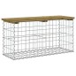 vidaXL Gartenbank aus Gabionen 83x31,5x42 cm Kiefernholz Imprägniert vidaXL Gartenbank aus Gabionen 83x31,5x42 cm Kiefernholz Imprägniert