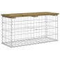 vidaXL Gartenbank aus Gabionen 83x31,5x42 cm Kiefernholz Imprägniert vidaXL Gartenbank aus Gabionen 83x31,5x42 cm Kiefernholz Imprägniert