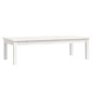 vidaXL Couchtisch Weiß 110x50x30 cm Massivholz Kiefer vidaXL Couchtisch Weiß 110x50x30 cm Massivholz Kiefer