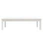 vidaXL Couchtisch Weiß 110x50x30 cm Massivholz Kiefer vidaXL Couchtisch Weiß 110x50x30 cm Massivholz Kiefer