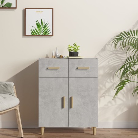 vidaXL Sideboard Betongrau 69,5x34x89 cm Holzwerkstoff