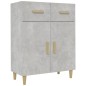 vidaXL Sideboard Betongrau 69,5x34x89 cm Holzwerkstoff vidaXL Sideboard Betongrau 69,5x34x89 cm Holzwerkstoff