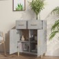 vidaXL Sideboard Betongrau 69,5x34x89 cm Holzwerkstoff vidaXL Sideboard Betongrau 69,5x34x89 cm Holzwerkstoff