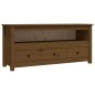 vidaXL TV-Schrank Honigbraun 114x35x52 cm Massivholz Kiefer vidaXL TV-Schrank Honigbraun 114x35x52 cm Massivholz Kiefer