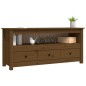 vidaXL TV-Schrank Honigbraun 114x35x52 cm Massivholz Kiefer vidaXL TV-Schrank Honigbraun 114x35x52 cm Massivholz Kiefer