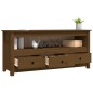 vidaXL TV-Schrank Honigbraun 114x35x52 cm Massivholz Kiefer vidaXL TV-Schrank Honigbraun 114x35x52 cm Massivholz Kiefer