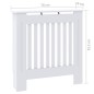 vidaXL MDF Heizkörperverkleidung Weiß 78 cm vidaXL MDF Heizkörperverkleidung Weiß 78 cm