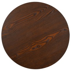 vidaXL Bistrotisch Dunkelbraun 60 cm MDF