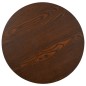 vidaXL Bistrotisch Dunkelbraun 60 cm MDF vidaXL Bistrotisch Dunkelbraun 60 cm MDF