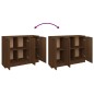 vidaXL Sideboard Braun Eichen-Optik 90,5x30x70 cm Holzwerkstoff vidaXL Sideboard Braun Eichen-Optik 90,5x30x70 cm Holzwerkstoff