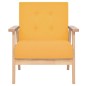 Sofa-Set 2-tlg. Stoff Gelb Sofa-Set 2-tlg. Stoff Gelb