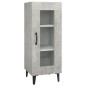 vidaXL Sideboard Betongrau 34,5x34x90 cm Holzwerkstoff vidaXL Sideboard Betongrau 34,5x34x90 cm Holzwerkstoff