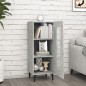 vidaXL Sideboard Betongrau 34,5x34x90 cm Holzwerkstoff vidaXL Sideboard Betongrau 34,5x34x90 cm Holzwerkstoff