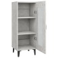 vidaXL Sideboard Betongrau 34,5x34x90 cm Holzwerkstoff vidaXL Sideboard Betongrau 34,5x34x90 cm Holzwerkstoff