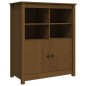 vidaXL Sideboard Honigbraun 83x41,5x100 cm Massivholz Kiefer vidaXL Sideboard Honigbraun 83x41,5x100 cm Massivholz Kiefer