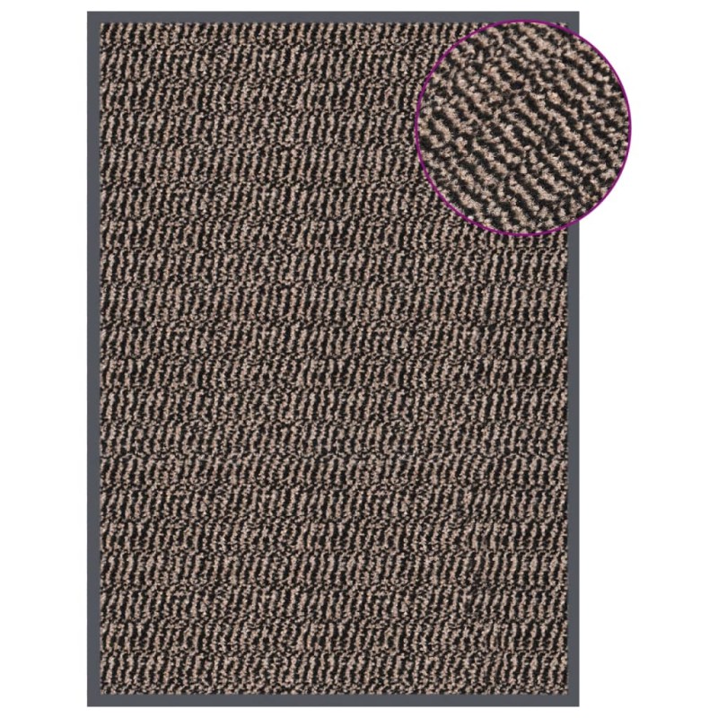vidaXL Fußmatte getuftet 40x60 cm Dunkelbraun vidaXL Fußmatte getuftet 40x60 cm Dunkelbraun
