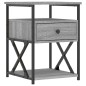 vidaXL Nachttisch Grau Sonoma-Eiche 40x42x55 cm Holzwerkstoff vidaXL Nachttisch Grau Sonoma-Eiche 40x42x55 cm Holzwerkstoff