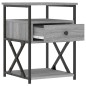 vidaXL Nachttisch Grau Sonoma-Eiche 40x42x55 cm Holzwerkstoff vidaXL Nachttisch Grau Sonoma-Eiche 40x42x55 cm Holzwerkstoff