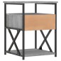 vidaXL Nachttisch Grau Sonoma-Eiche 40x42x55 cm Holzwerkstoff vidaXL Nachttisch Grau Sonoma-Eiche 40x42x55 cm Holzwerkstoff