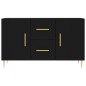 vidaXL Sideboard Schwarz 100x36x60 cm Holzwerkstoff vidaXL Sideboard Schwarz 100x36x60 cm Holzwerkstoff