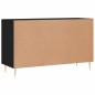 vidaXL Sideboard Schwarz 100x36x60 cm Holzwerkstoff vidaXL Sideboard Schwarz 100x36x60 cm Holzwerkstoff