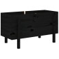 vidaXL Hochbeet Schwarz 101x50x57 cm Massivholz Kiefer vidaXL Hochbeet Schwarz 101x50x57 cm Massivholz Kiefer