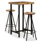 3-tlg. Bar-Set Altholz Massiv 3-tlg. Bar-Set Altholz Massiv