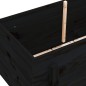 vidaXL Hochbeet Schwarz 101x50x57 cm Massivholz Kiefer vidaXL Hochbeet Schwarz 101x50x57 cm Massivholz Kiefer