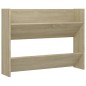 vidaXL Wand-Schuhschränke 2 Stk. Sonoma-Eiche 80x18x60cm Holzwerkstoff vidaXL Wand-Schuhschränke 2 Stk. Sonoma-Eiche 80x18x60cm Holzwerkstoff