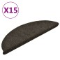 vidaXL Selbstklebende Treppenmatten 15 Stk. Hellbraun 56x17x3cm vidaXL Selbstklebende Treppenmatten 15 Stk. Hellbraun 56x17x3cm