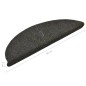 vidaXL Selbstklebende Treppenmatten 15 Stk. Hellbraun 56x17x3cm vidaXL Selbstklebende Treppenmatten 15 Stk. Hellbraun 56x17x3cm