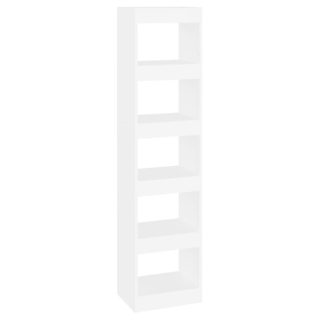 vidaXL Bücherregal/Raumteiler Weiß 40x30x166 cm