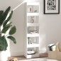 vidaXL Bücherregal/Raumteiler Weiß 40x30x166 cm vidaXL Bücherregal/Raumteiler Weiß 40x30x166 cm