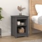vidaXL Nachttische 2 Stk. Grau 40x35x55 cm Massivholz Kiefer vidaXL Nachttische 2 Stk. Grau 40x35x55 cm Massivholz Kiefer