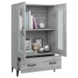 vidaXL Highboard Grau Sonoma 70x31x115 cm Holzwerkstoff vidaXL Highboard Grau Sonoma 70x31x115 cm Holzwerkstoff